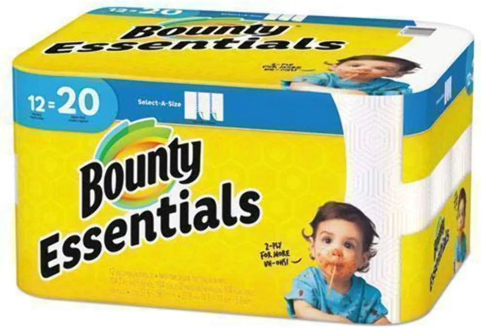 Bounty 2847068 Bounty Essentials Select-A-Size Paper Towels