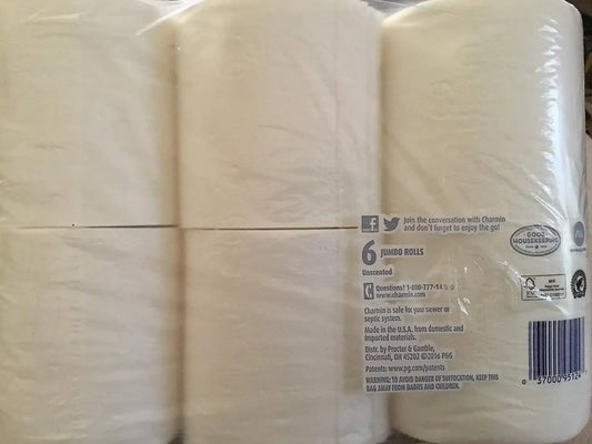 Charmin Ultra Soft Bathroom Tissue - 6 Jumbo Rolls