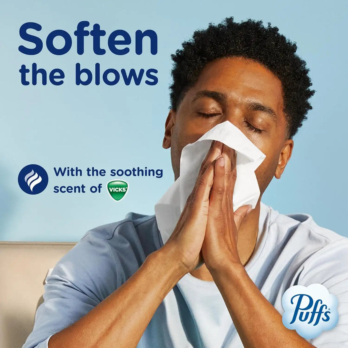 Puffs Plus Lotion with Vicks Facial Tissues, 24 Cubes, 48 Tissues per Box (1152 Tissues Total)