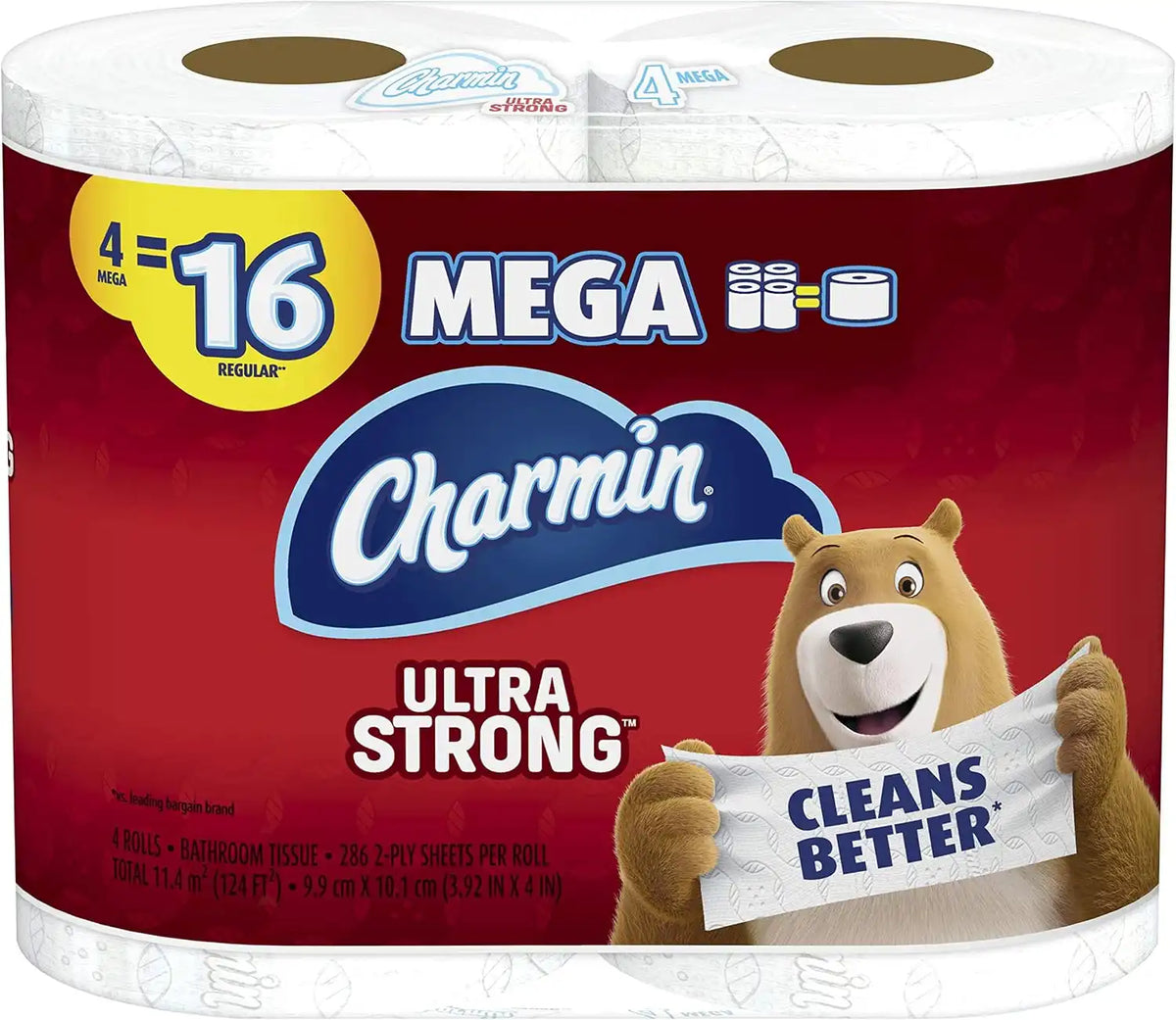 Charmin 4 Mega Rolls