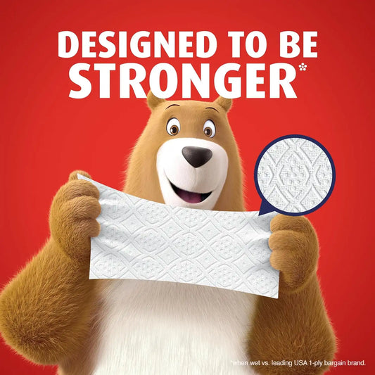 Charmin Ultra Strong Toilet Paper, 6 Mega = 24 Regular Rolls, 2-Ply, White