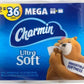 Charmin Ultra Soft Toilet Paper, 9 Mega Rolls Bath Tissue = 36 Regular Rolls
