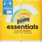 Bounty Essentials Select-A-Size Paper Towels, White, 2 Double Rolls = 4 Regular Rolls
