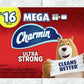 Charmin Ultra Strong Toilet Paper, 4 Mega Rolls = 16 Regular Rolls