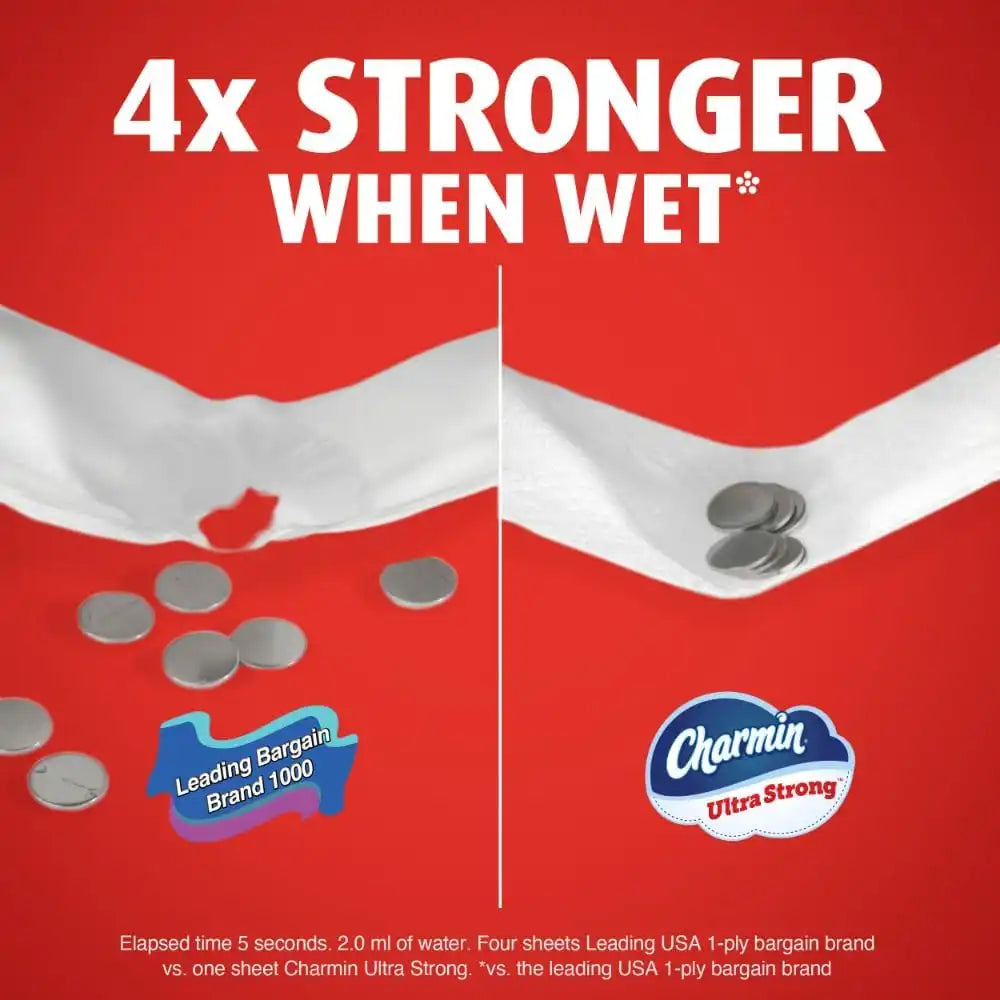 Charmin Ultra Strong Toilet Paper 16 Mega Rolls, 220 Sheets Per Roll