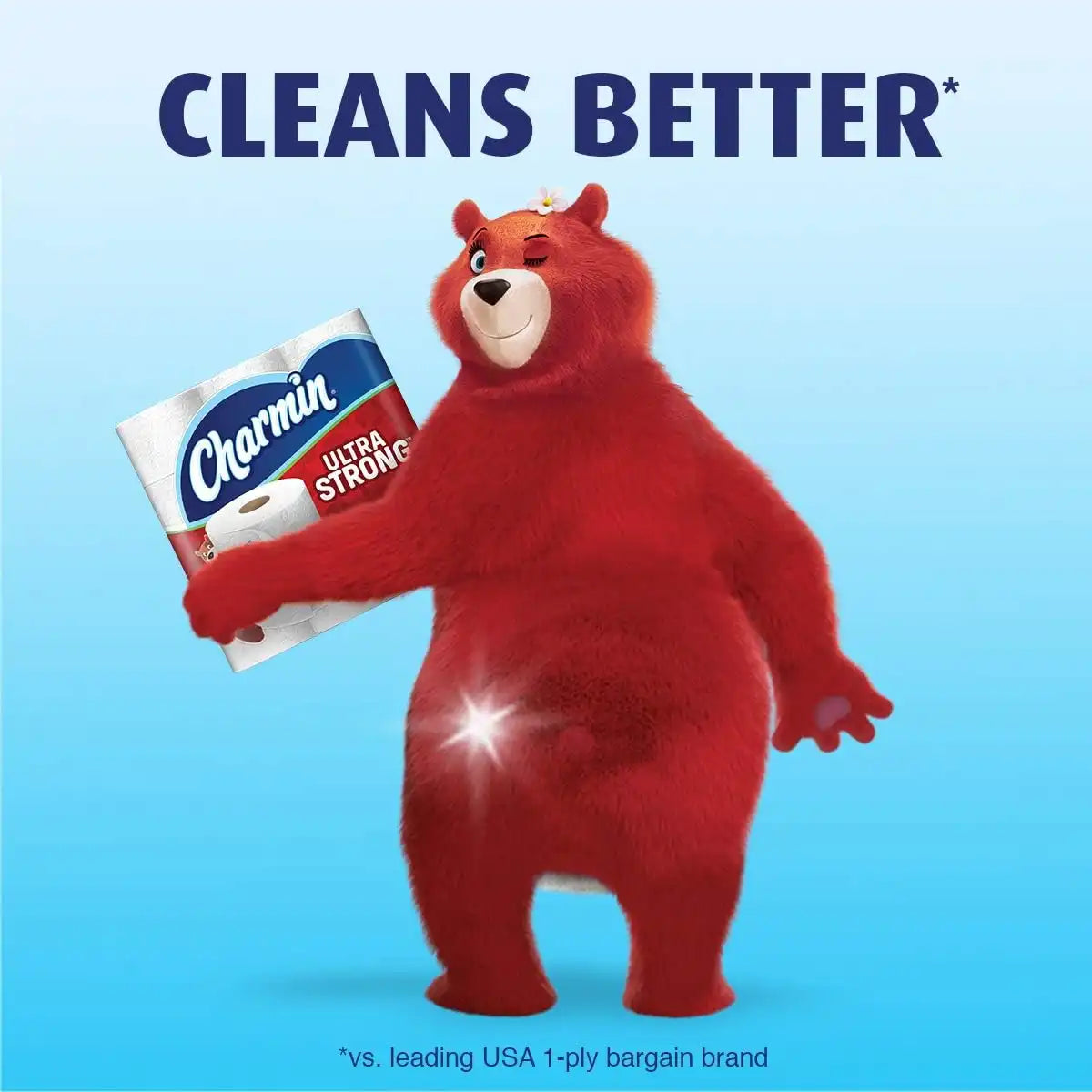 Charmin Ultra Strong Toilet Paper, Mega Roll, 18 Count of 286 Sheets Per Roll