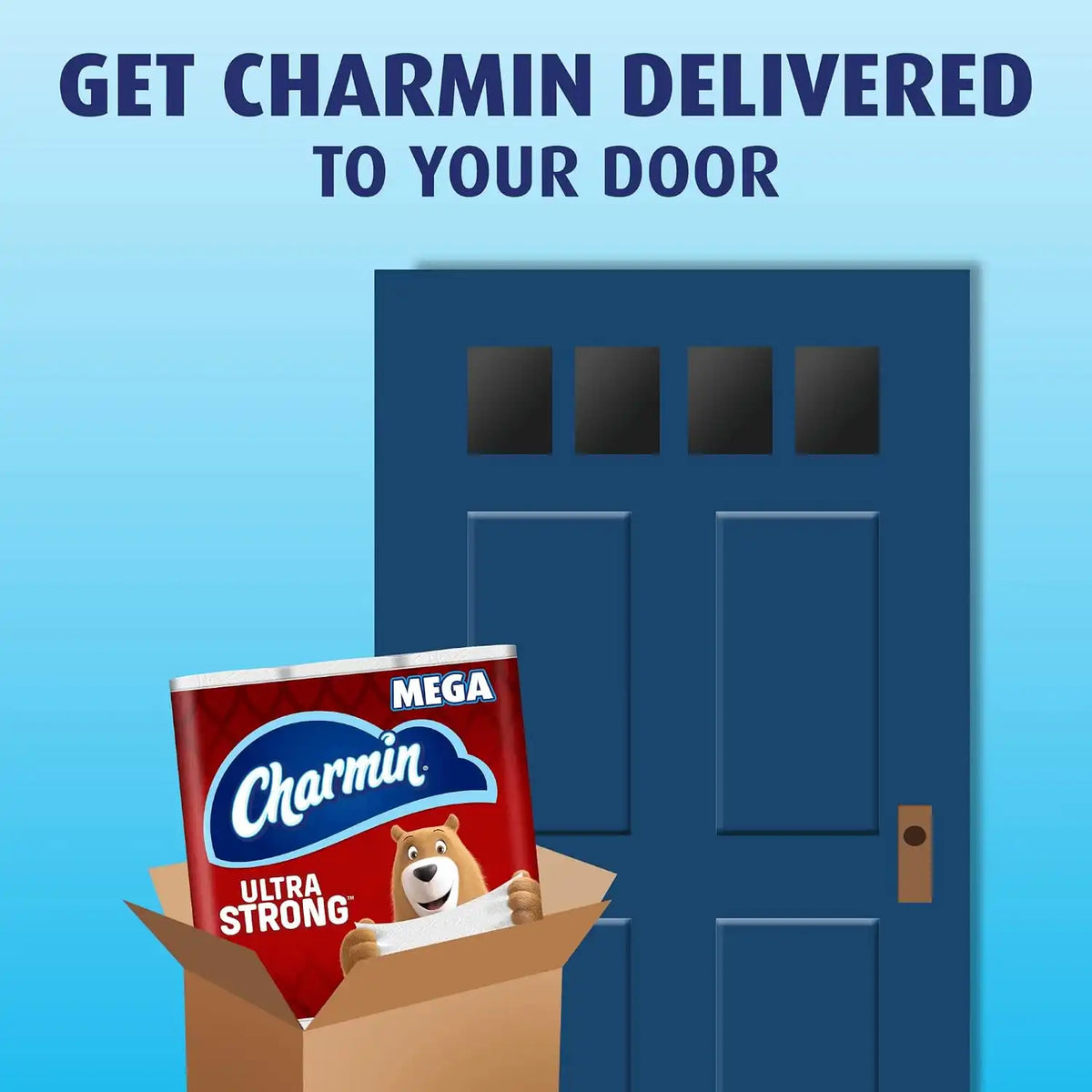 Charmin Ultra Strong Mega Roll 2-Ply Toilet Paper, 264 Sheets Per Roll, 8 Rolls Per Pack, Carton Of 3 Packs