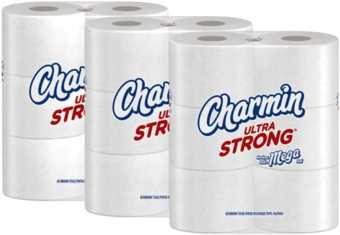 Charmin Ultra Strong Toilet Paper (3 Packs Of 6 Mega Rolls)