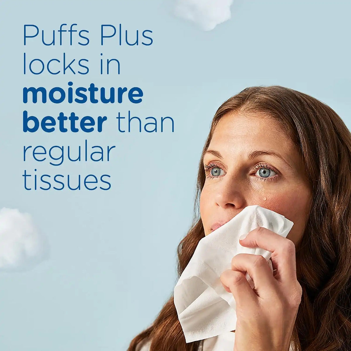 Puffs Plus Lotion Facial Tissues, 4 Family Boxes, 124 tissues per box (Pack of 2)