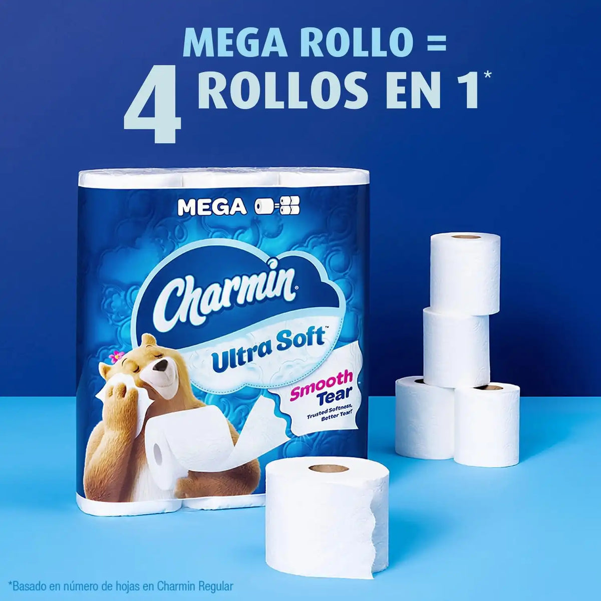 Charmin Ultra Soft Toilet Paper 18 Mega Rolls, 224 Sheets Per Roll