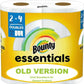 Bounty Essentials Select-A-Size Paper Towels, White, 2 Double Rolls = 4 Regular Rolls