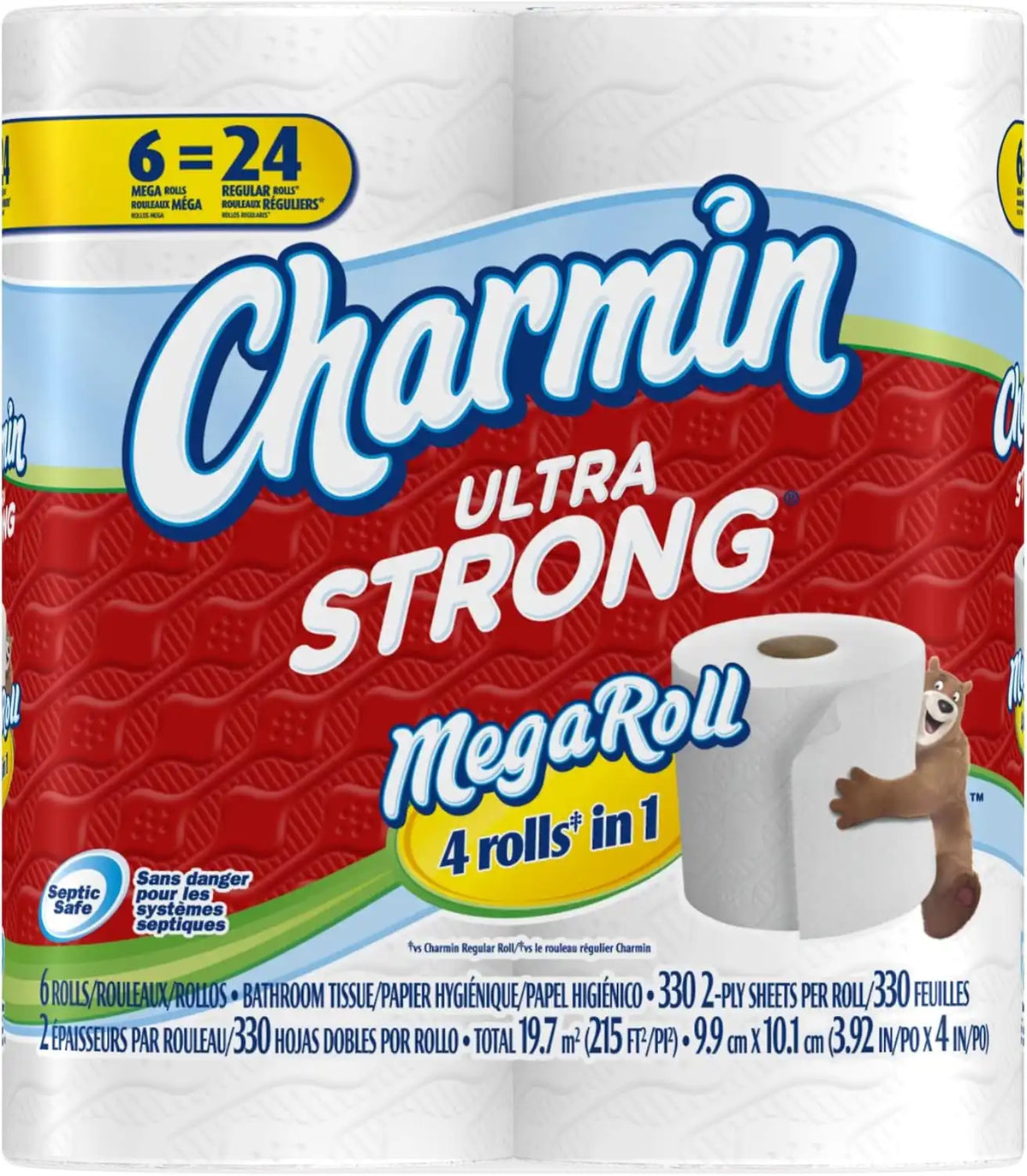 Charmin Ultra Strong Toilet Paper (3 Packs Of 6 Mega Rolls)