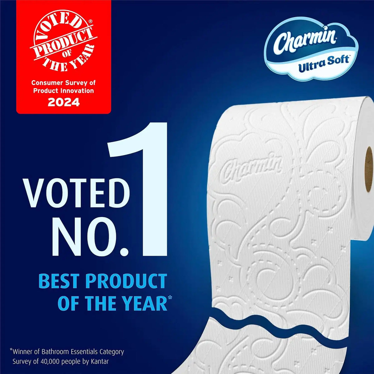 Charmin Ultra Soft Toilet Paper 18 Super Mega Rolls = 108 Regular Rolls