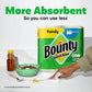 Bounty Quick Size Paper Towels, White, 8 Family Rolls = 20 Regular Rolls