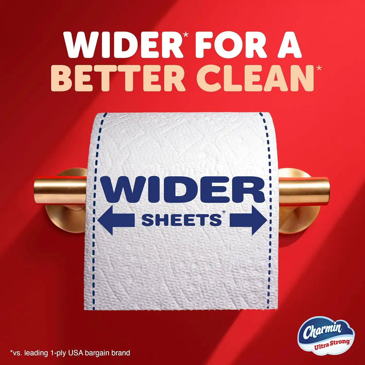 Charmin Toilet Paper Ultra Strong, 12 Mega XL Rolls = 72 Regular Rolls, 2-ply Bath Tissue
