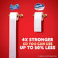 Charmin Toilet Paper Ultra Strong, 6 Mega XL Rolls = 36 Regular Rolls, 2-ply Bath Tissue