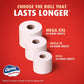 Charmin Toilet Paper Ultra Strong, 9 Mega XL Rolls = 54 Regular Rolls, 2-ply Bath Tissue
