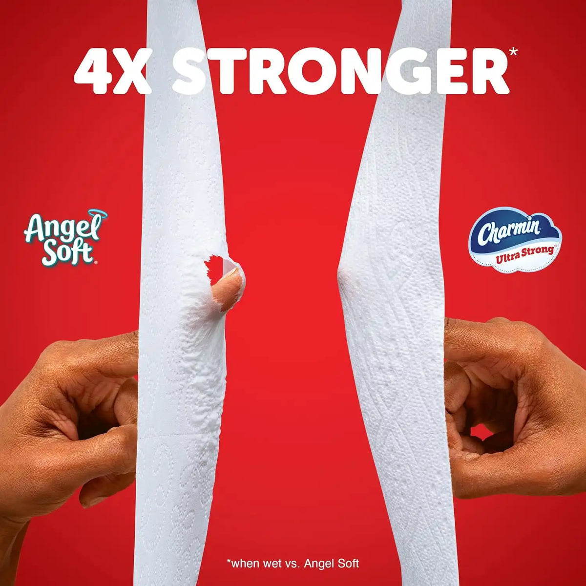 Charmin Toilet Paper Ultra Strong, 9 Mega XL Rolls = 54 Regular Rolls, 2-ply Bath Tissue