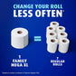 Charmin Ultra Soft Cushiony Touch Toilet Paper, 18 Family Mega XL = 126 Regular Rolls, 2-Ply, White