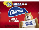 Charmin Ultra Strong Toilet Paper 9 Mega Roll