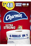 Charmin Ultra Strong Toilet Paper, Super Mega Roll, 8 Count of 426 2-Ply Sheets Per Roll
