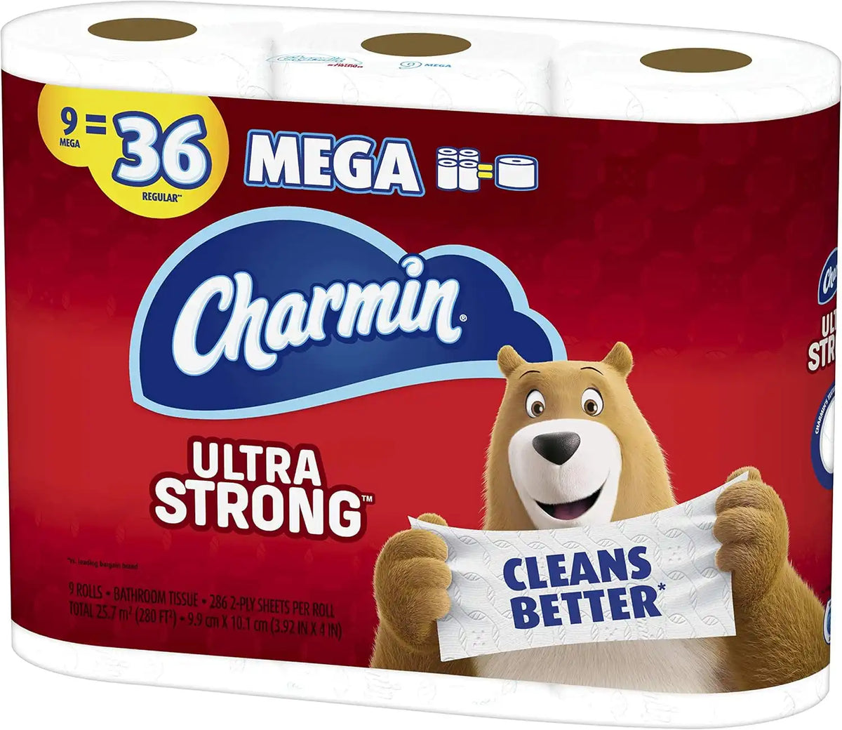 Charmin Ultra Strong Toilet Paper 9 Mega Roll