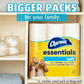 Charmin Essentials Soft Toilet Paper 6 Mega Rolls, 330 sheets per roll