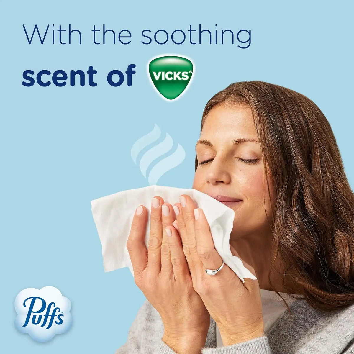 Puffs Plus Lotion with Vicks Facial Tissues, 24 Cubes, 48 Tissues per Box (1152 Tissues Total)